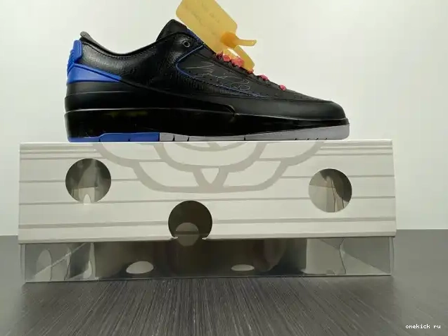 Chep Onekick 2 Black Retro Low Blue Jordan SP DJ4375-004 Off-White 0517